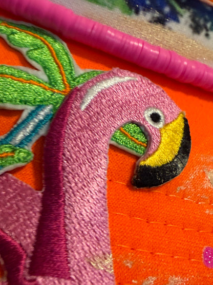 Blu Coconut Whatever Floats Your Boat” Flamingo Trucker Hat! 🦩