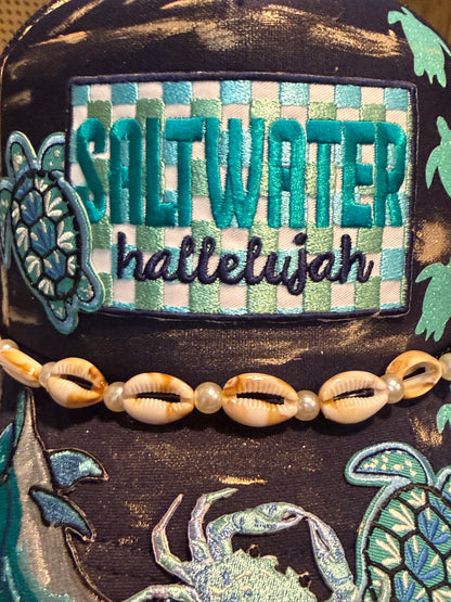 Blu Coconut 🌊✨ SALTWATER HALLELUJAH Trucker