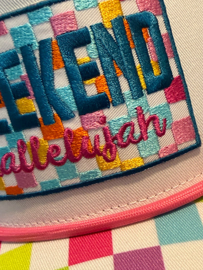 Blu Coconut Weekend Hallelujah Canvas SnapBack Hat ✨