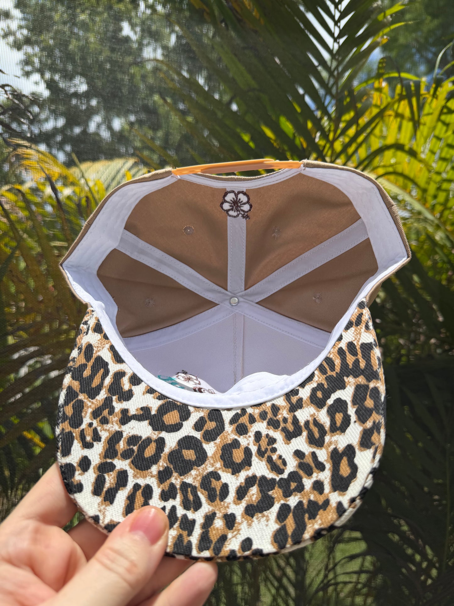 Blu Coconut Embroidered Canvas Mid-Profile Snapback! 🥥