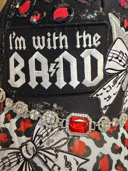 Blu Coconut Red & Black Band Trucker Hat