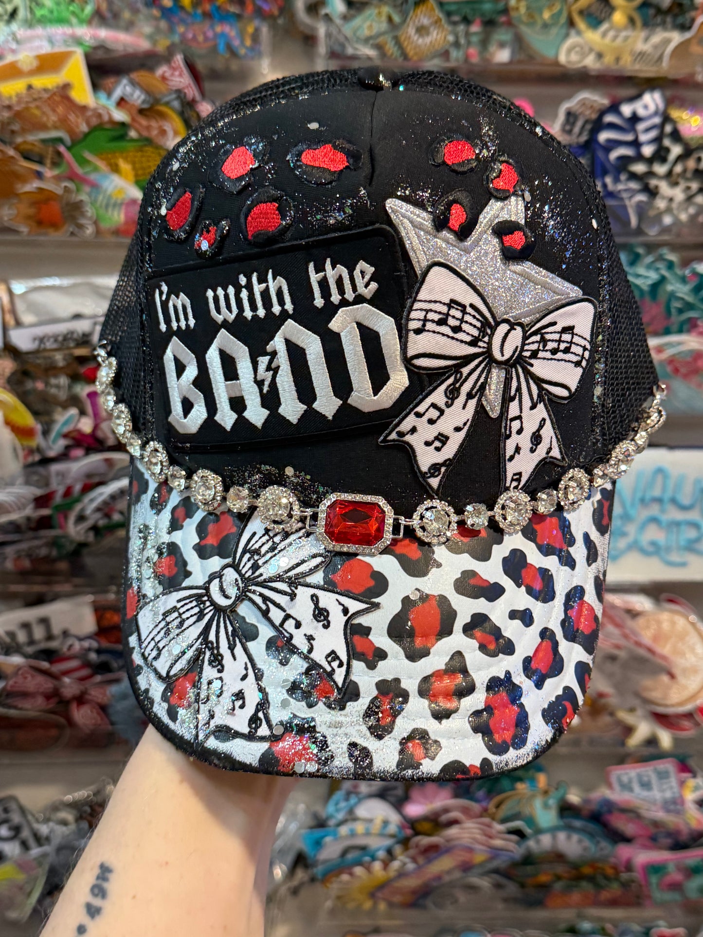 Blu Coconut Red & Black Band Trucker Hat