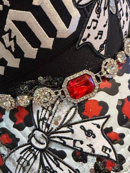 Blu Coconut Red & Black Band Trucker Hat