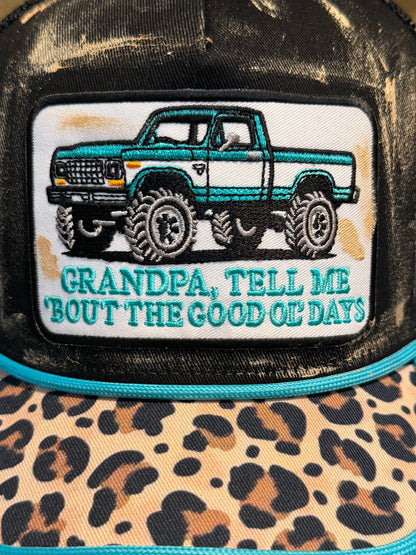Blu Coconut Grandpa Trucker Hat