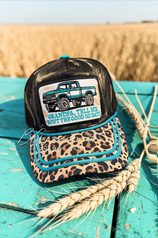Blu Coconut Grandpa Trucker Hat