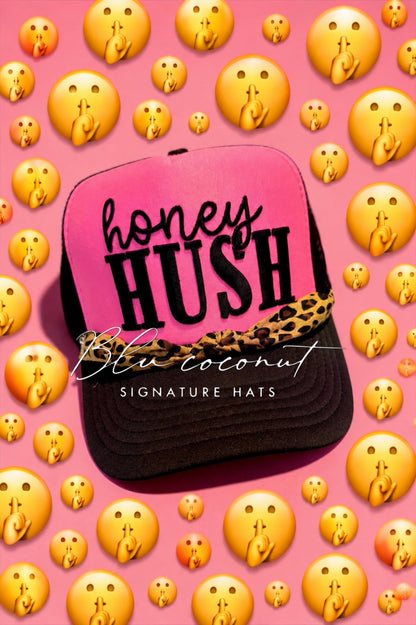 Blu Coconut 🤫 Honey Hush Trucker Hat 🖤💖
