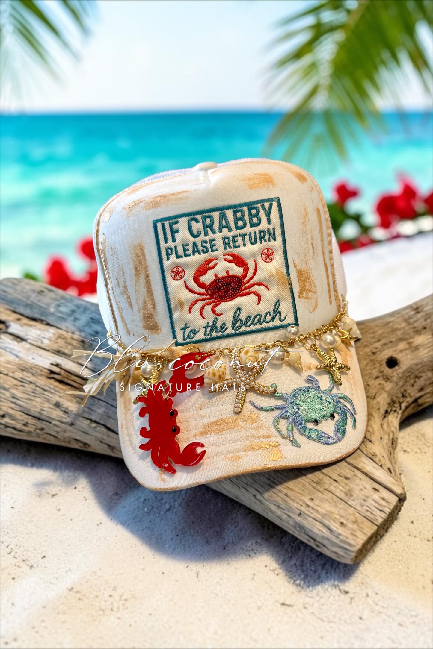 Blu Coconut Crabby Trucker