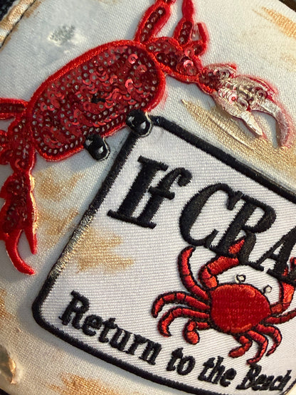 Blu Coconut Crabby Beach Trucker 🦀❤️