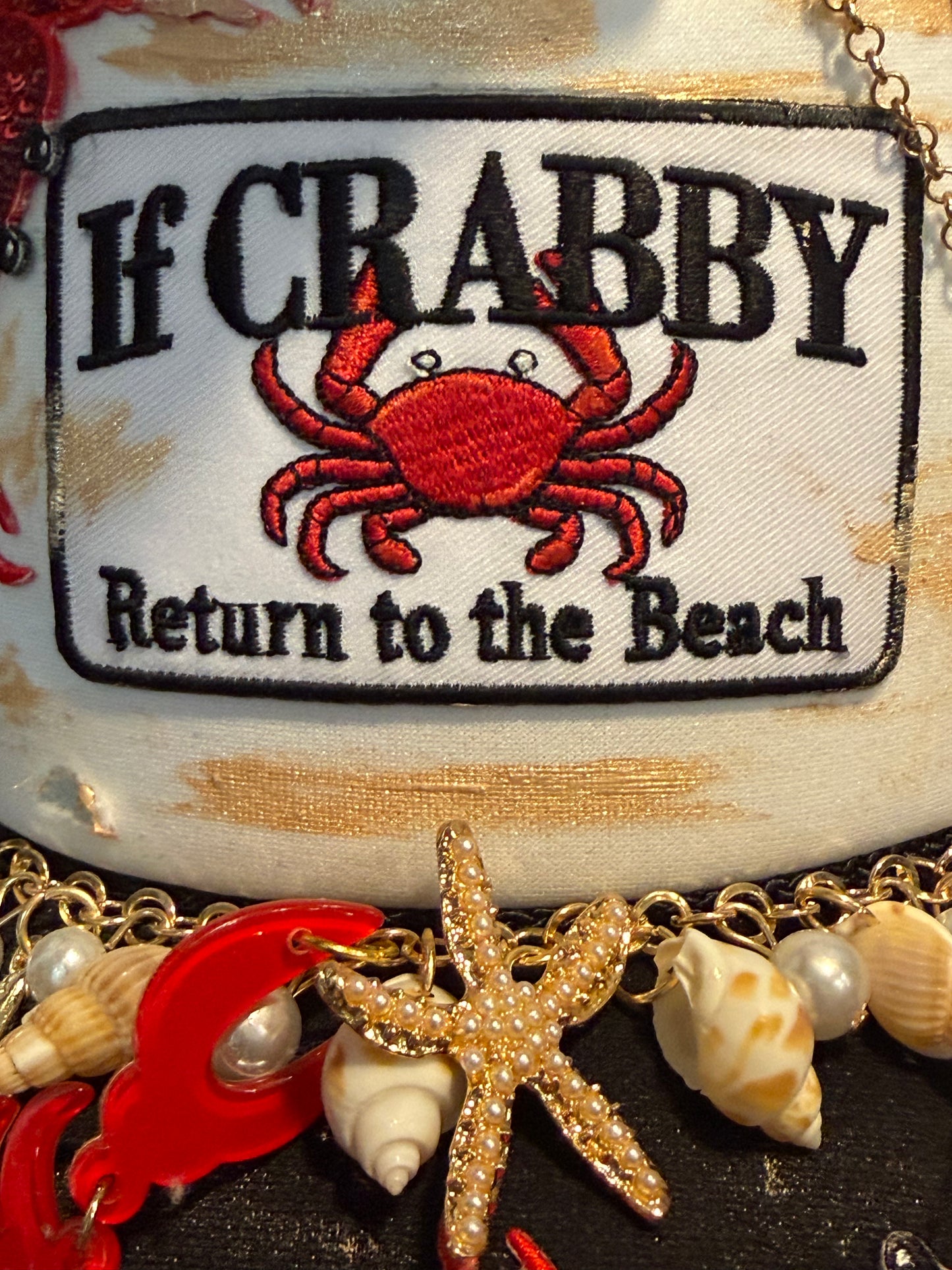 Blu Coconut Crabby Beach Trucker 🦀❤️