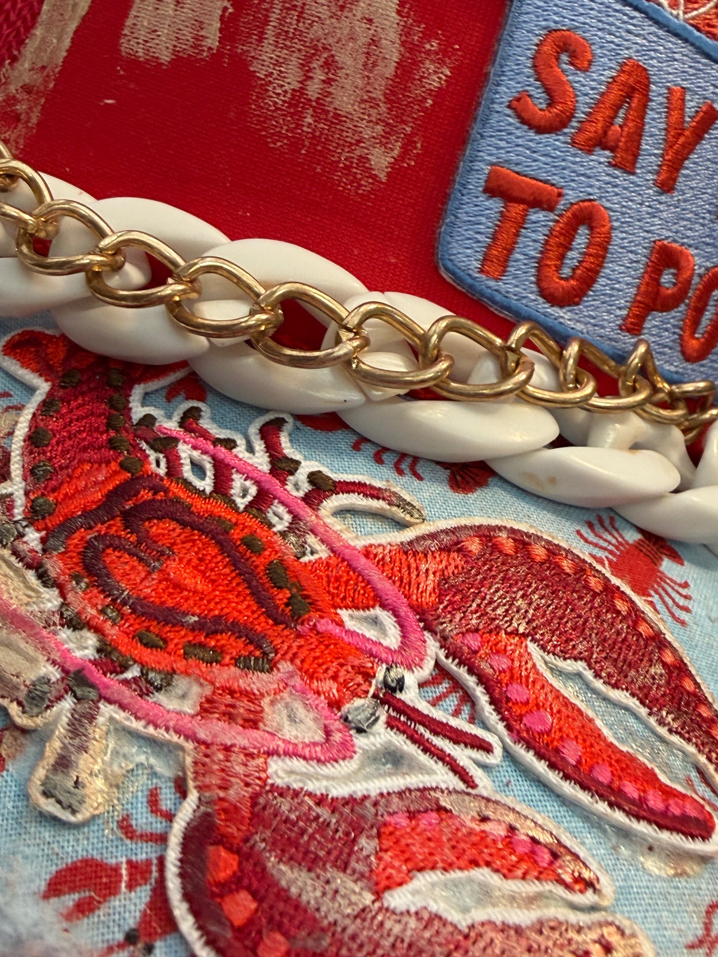 Blu Coconut “Say No To Pot” Lobster Trucker Hat 🔥🦞