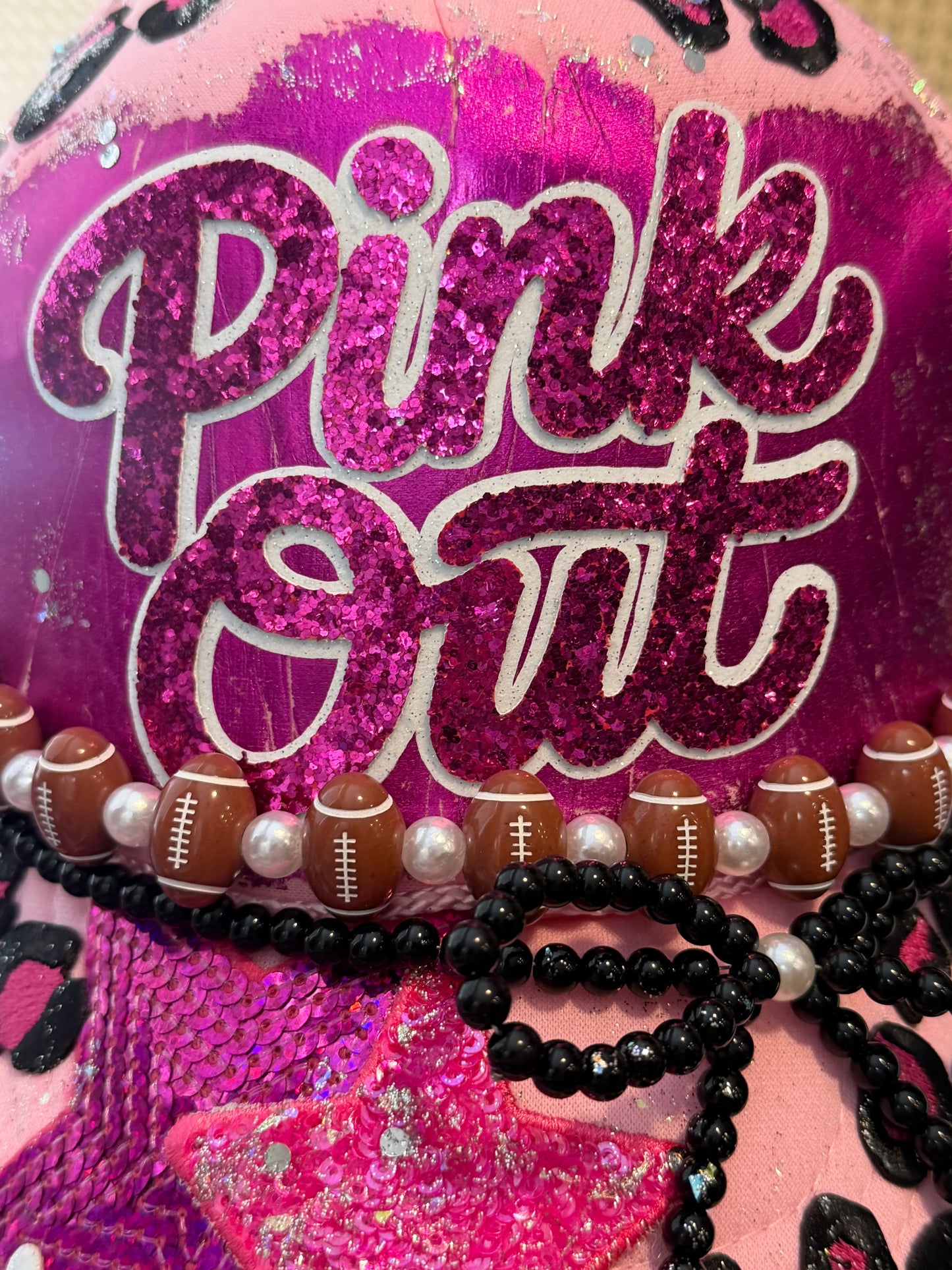Blue Coconut Pink Out Trucker Hat