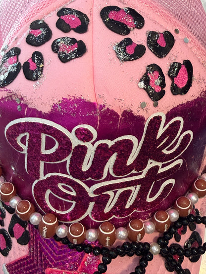 Blue Coconut Pink Out Trucker Hat