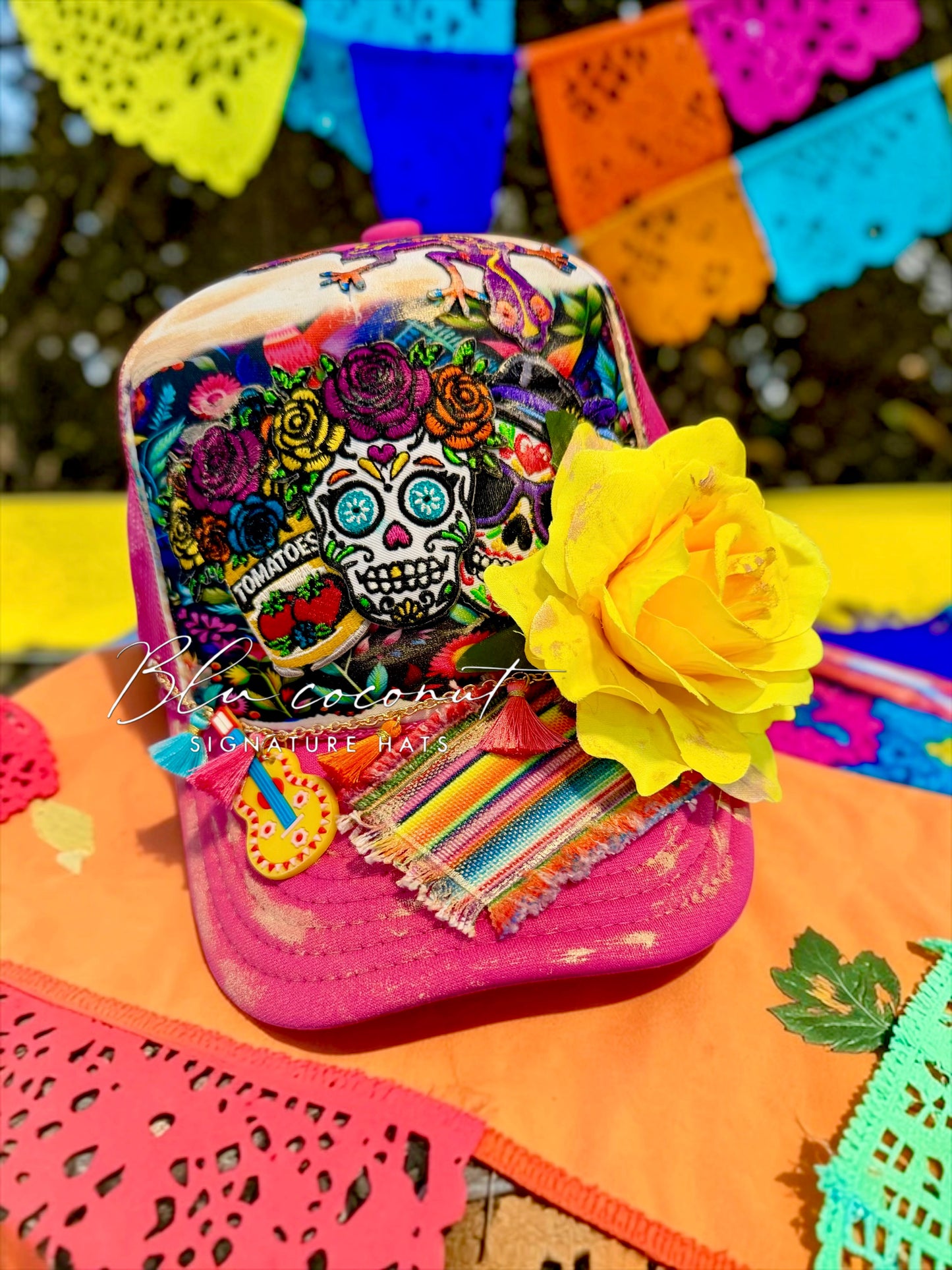 Blu Coconut Fiesta Trucker