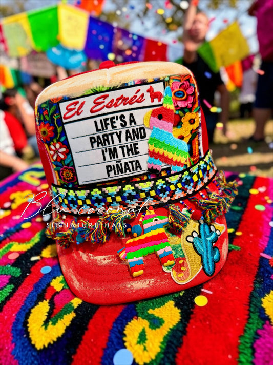Blu Coconut Piñata Trucker