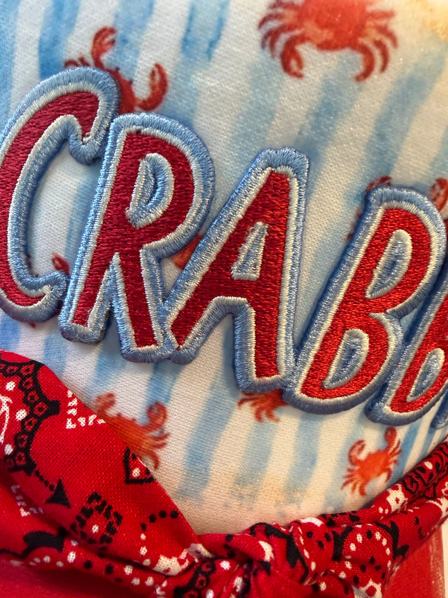Blu Coconut Crabby Trucker Hat! 🦀☀️