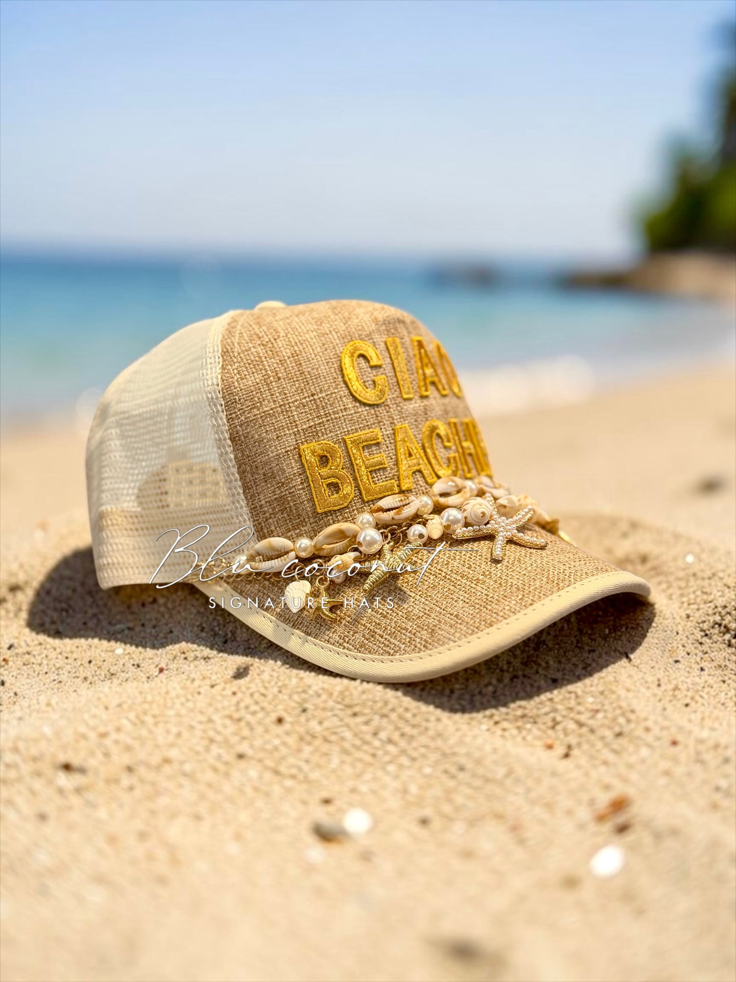 Blu Coconut Ciao Beaches Trucker