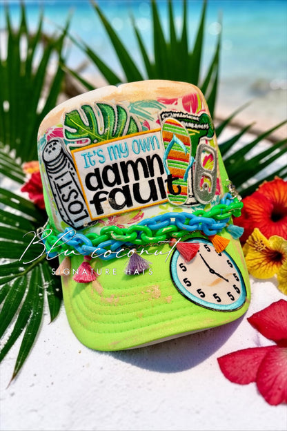 Blu Coconut Own Fault Trucker Hat