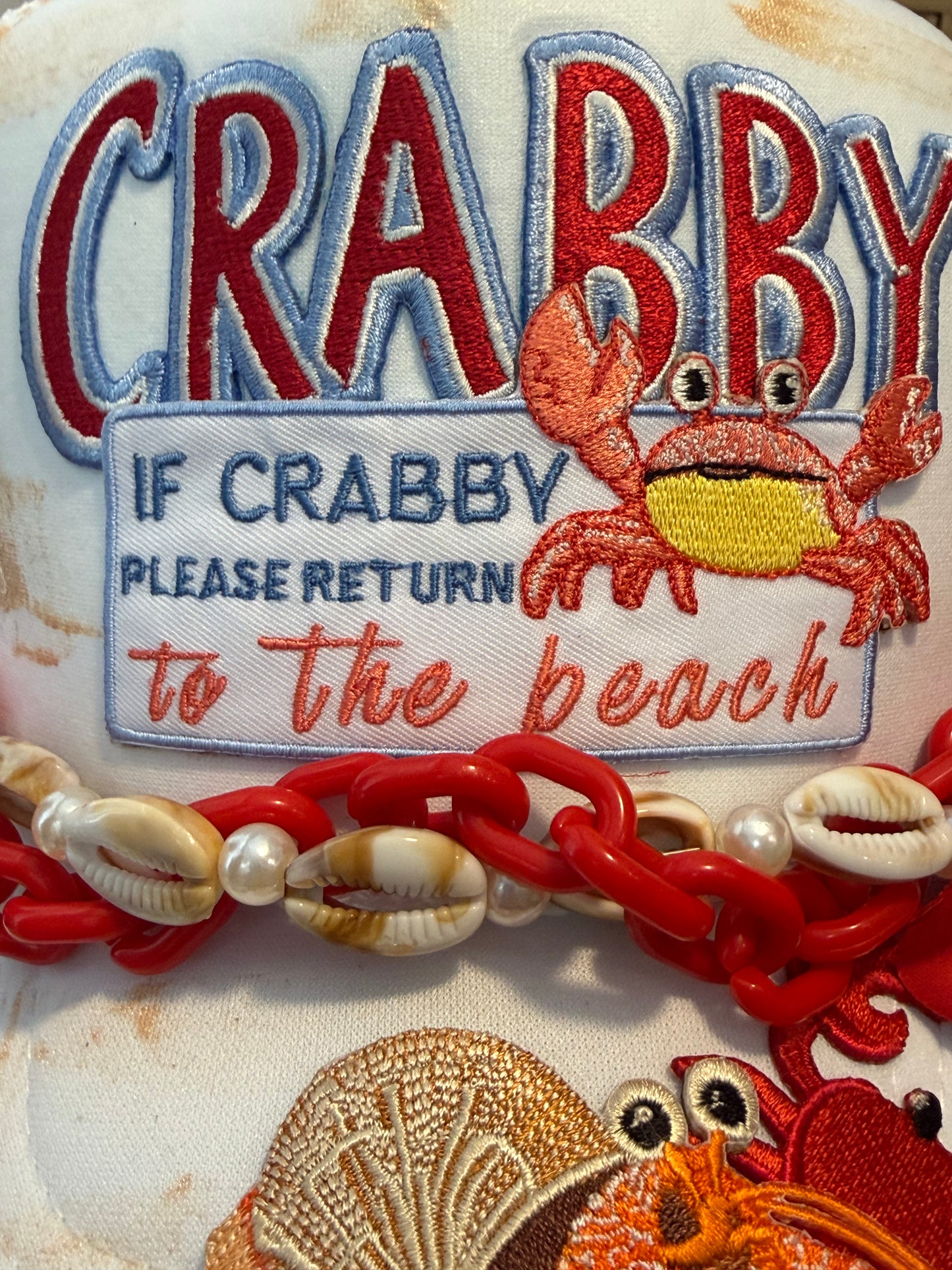 Blu Coconut Crabby Only Trucker Hat! 🦀🌊
