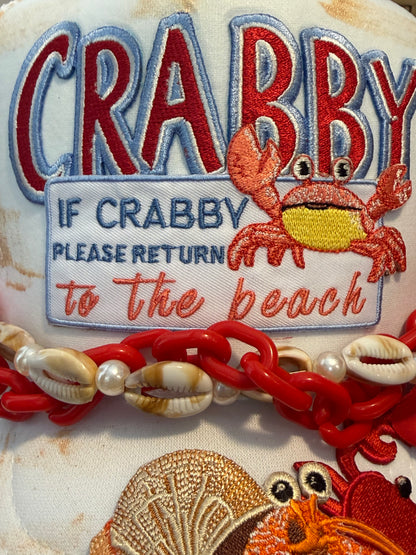 Blu Coconut Crabby Only Trucker Hat! 🦀🌊