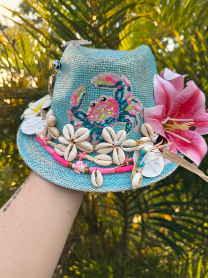 Blu Coconut Coastal Crab Fedora