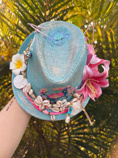 Blu Coconut Coastal Crab Fedora