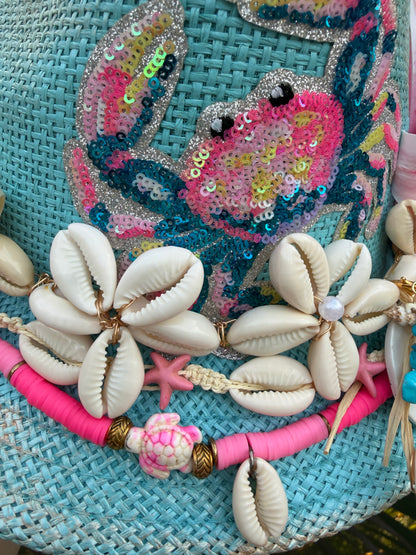 Blu Coconut Coastal Crab Fedora