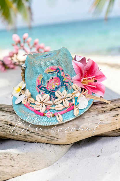 Blu Coconut Coastal Crab Fedora