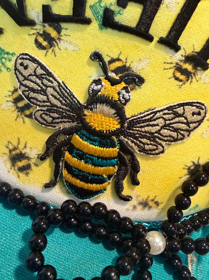 Blu Coconut Queen Bee Trucker Hat 👑🐝