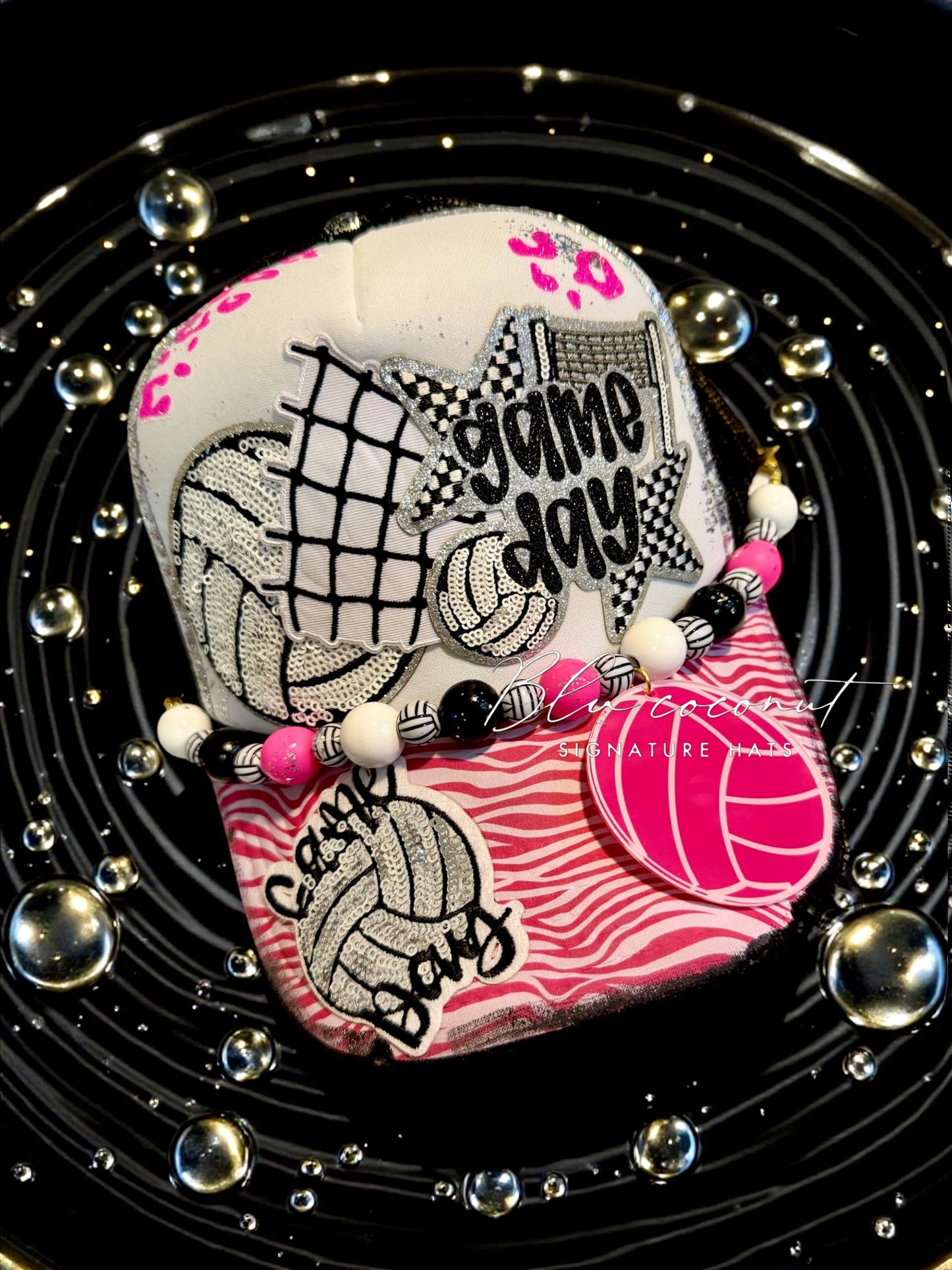 Blu Coconut Volleyball Trucker