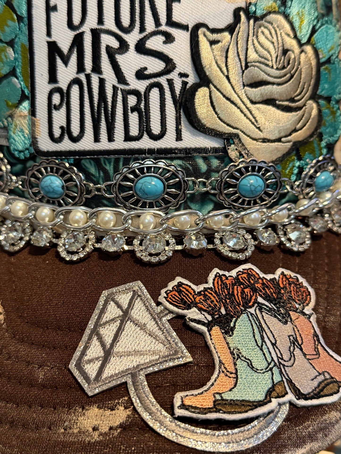 Blu Coconut Mrs. Cowboy Trucker