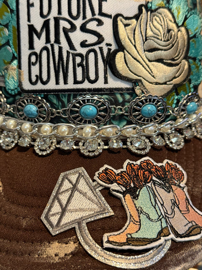 Blu Coconut Mrs. Cowboy Trucker