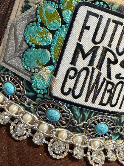 Blu Coconut Mrs. Cowboy Trucker