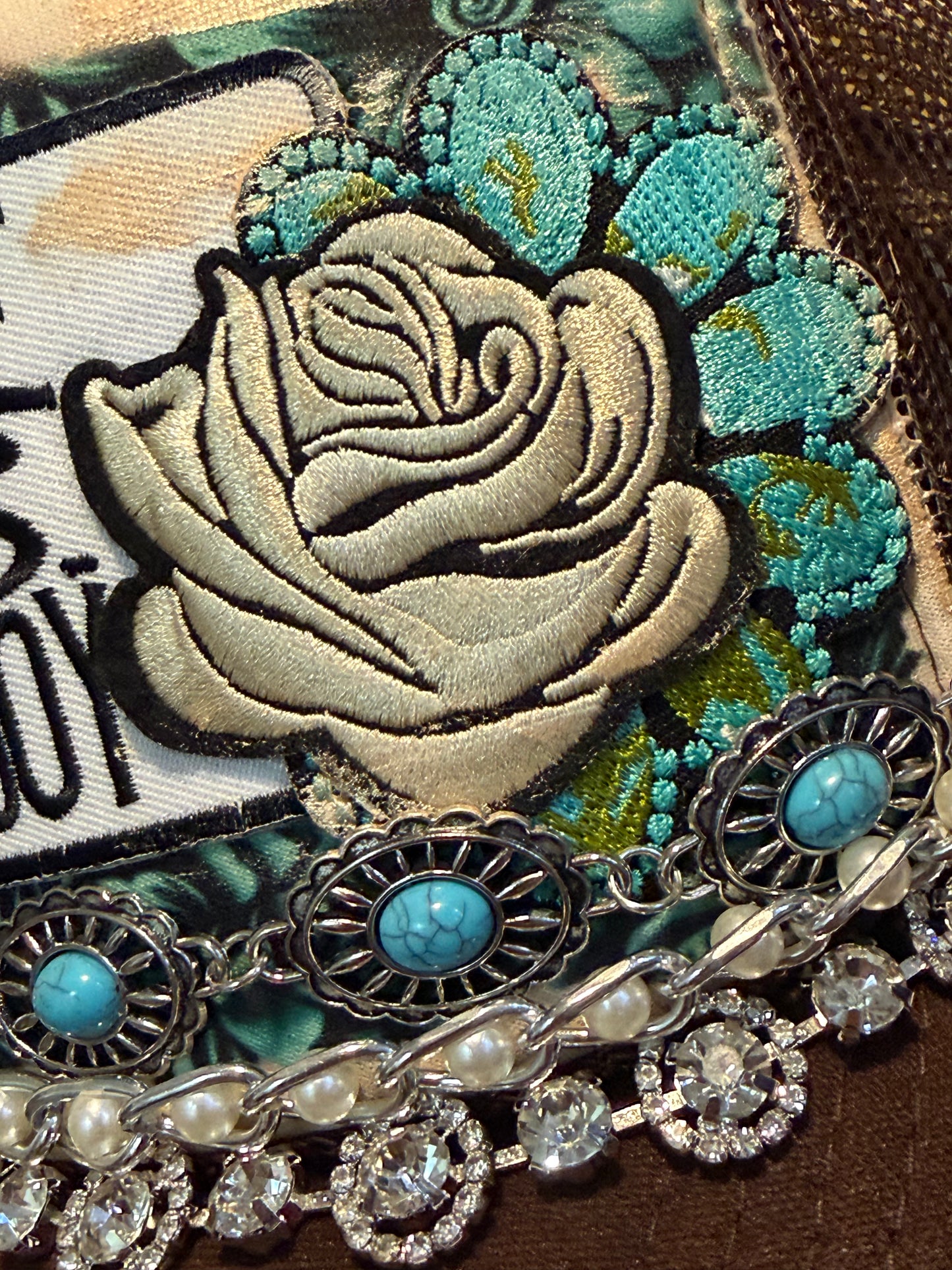 Blu Coconut Mrs. Cowboy Trucker