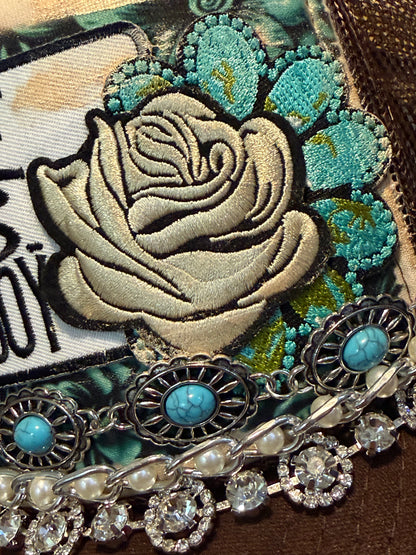 Blu Coconut Mrs. Cowboy Trucker