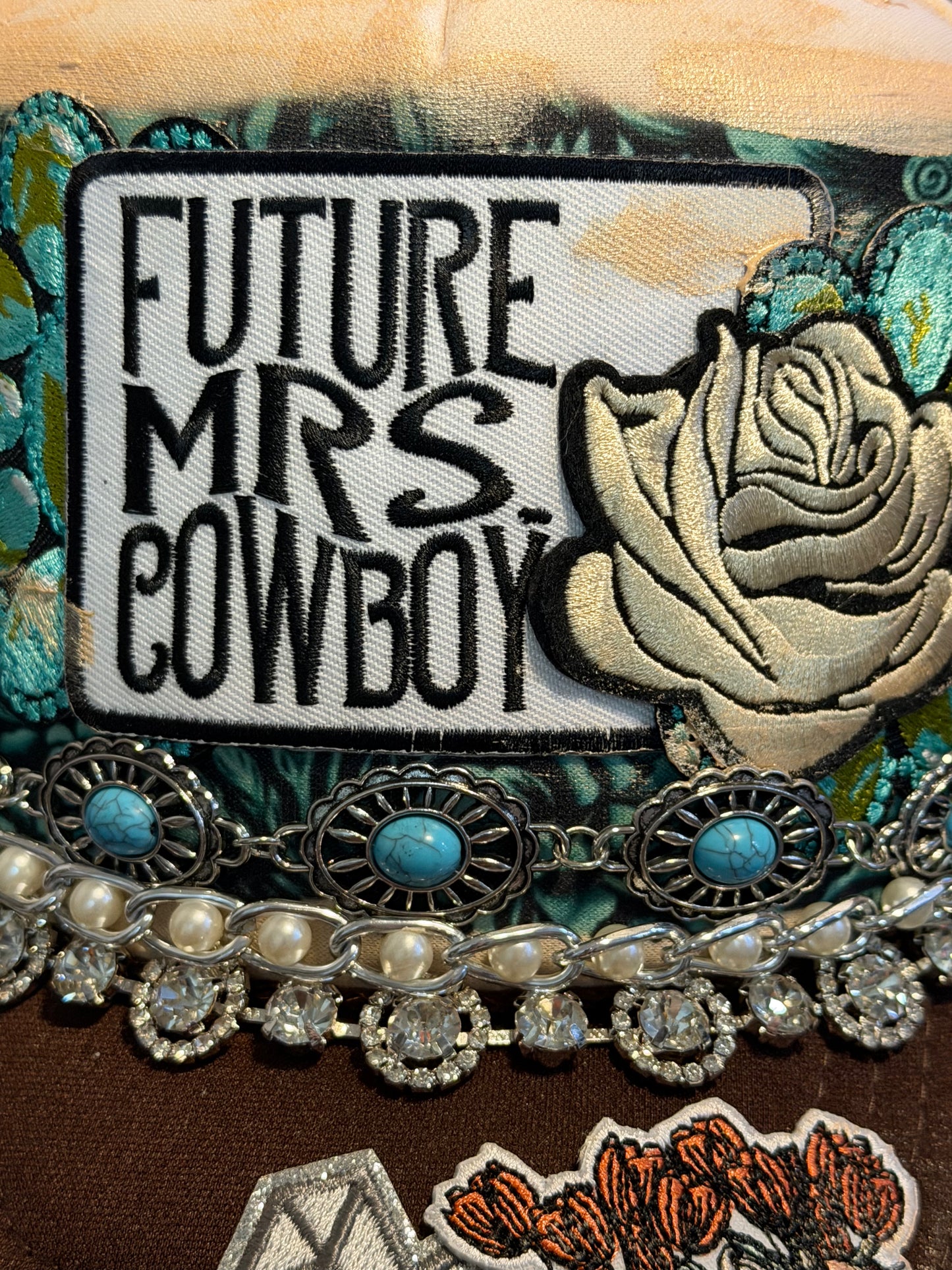Blu Coconut Mrs. Cowboy Trucker