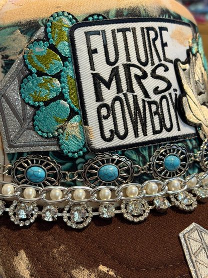 Blu Coconut Mrs. Cowboy Trucker