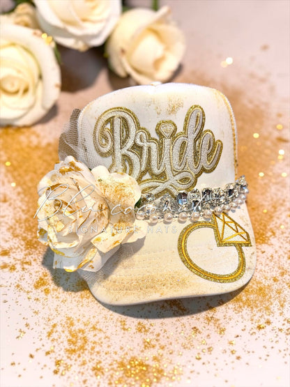 Blu Coconut Bride Trucker