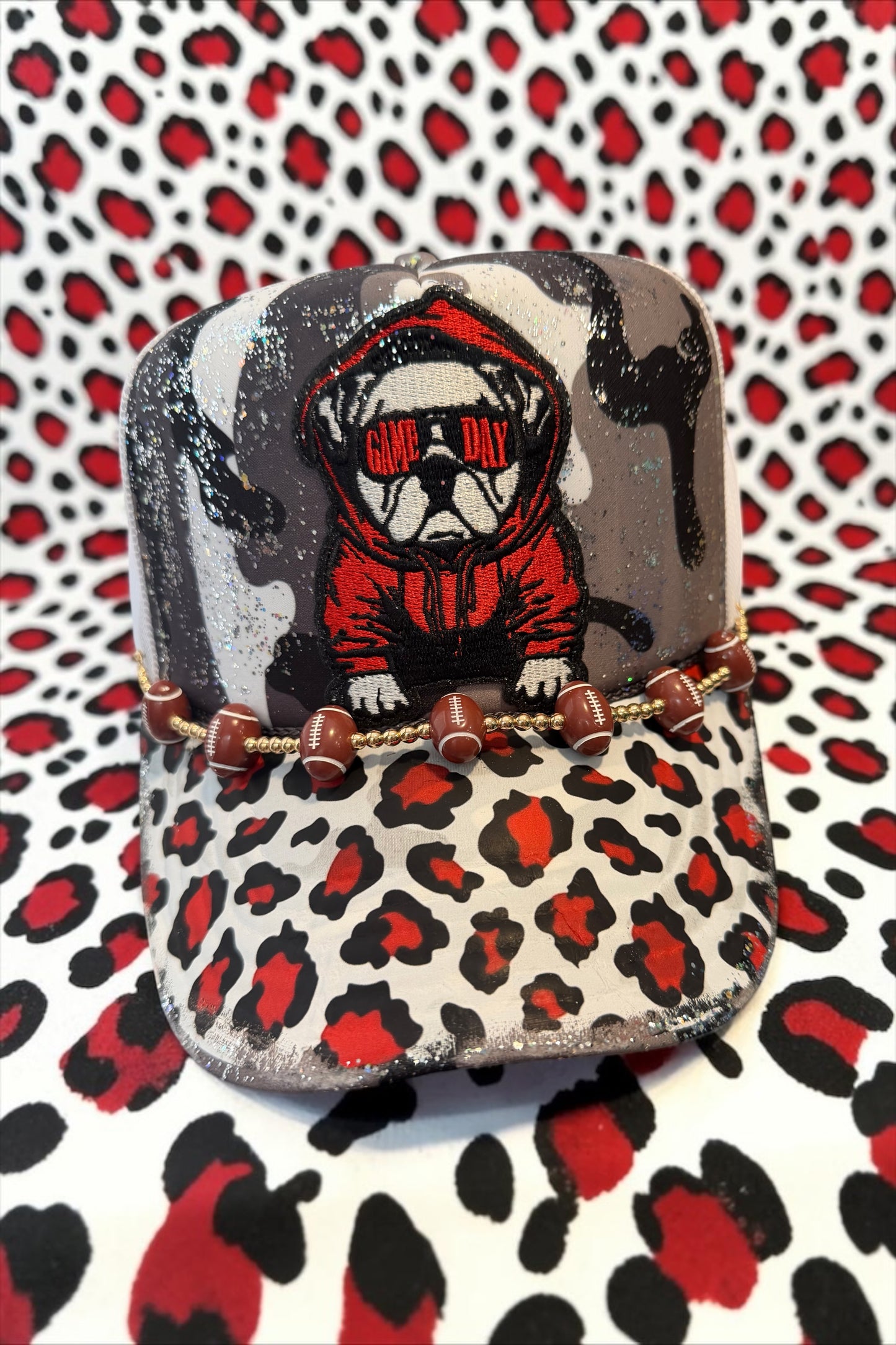 Blu Coconut Black Camo Trucker Hat.
