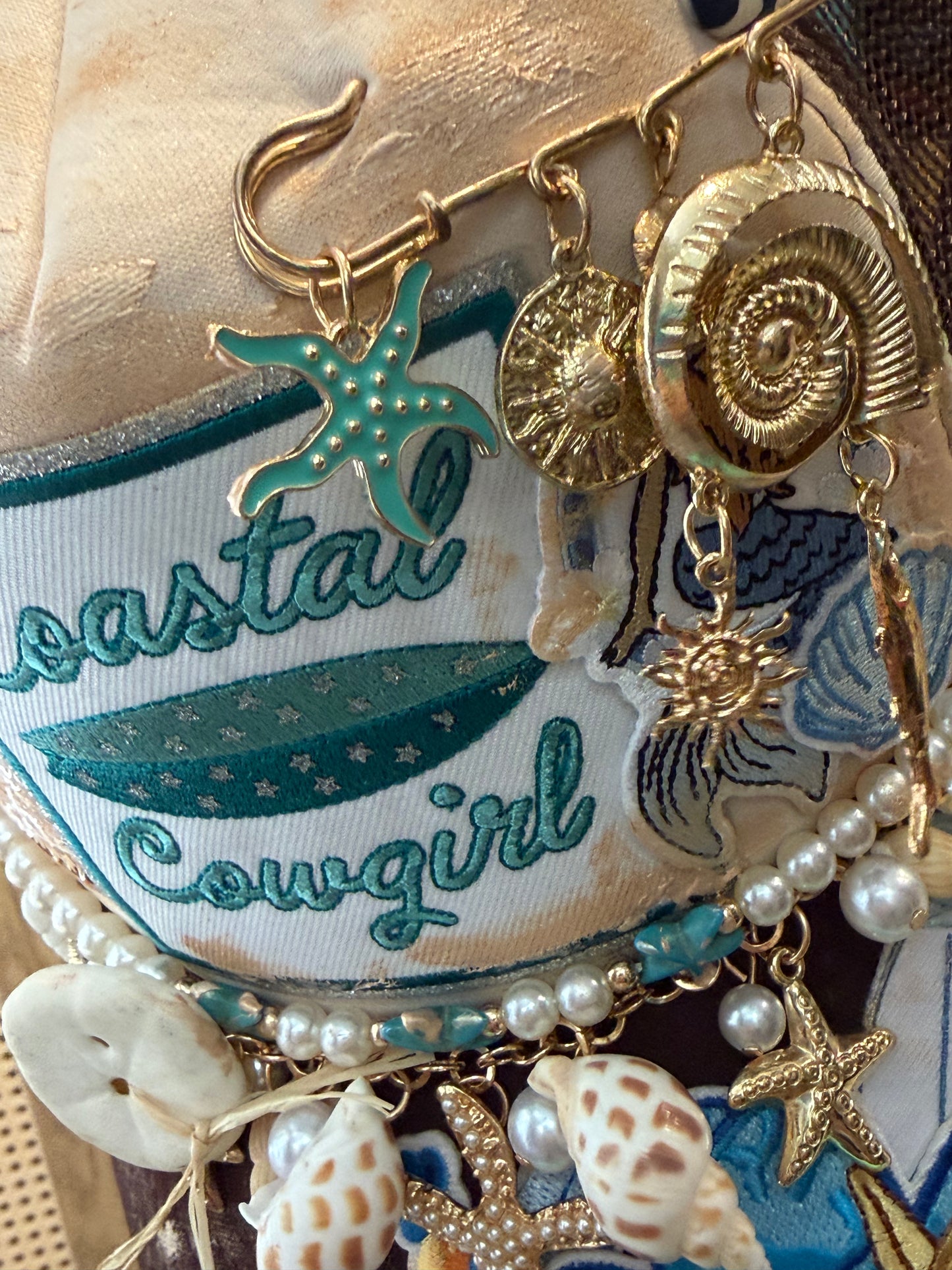 Blu Coconut Coastal Cowgirl Trucker