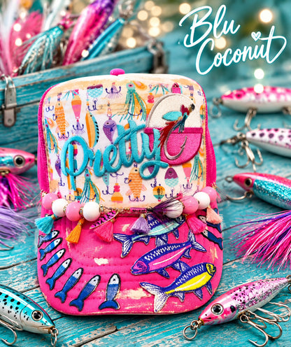 Blu Coconut pretty fly Trucker hat