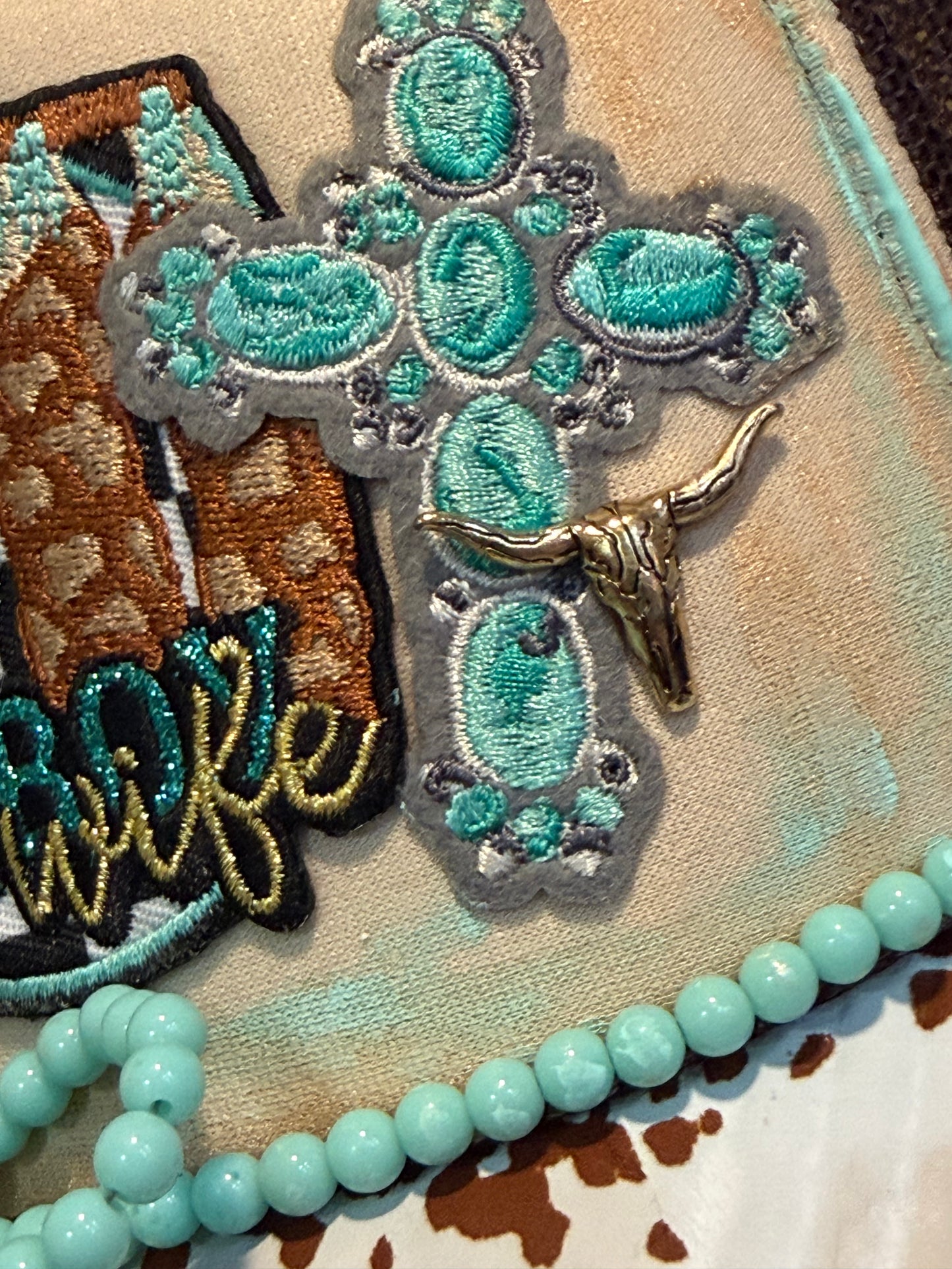 Blu Coconut Cowboy Wife Trucker