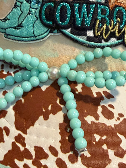Blu Coconut Cowboy Wife Trucker