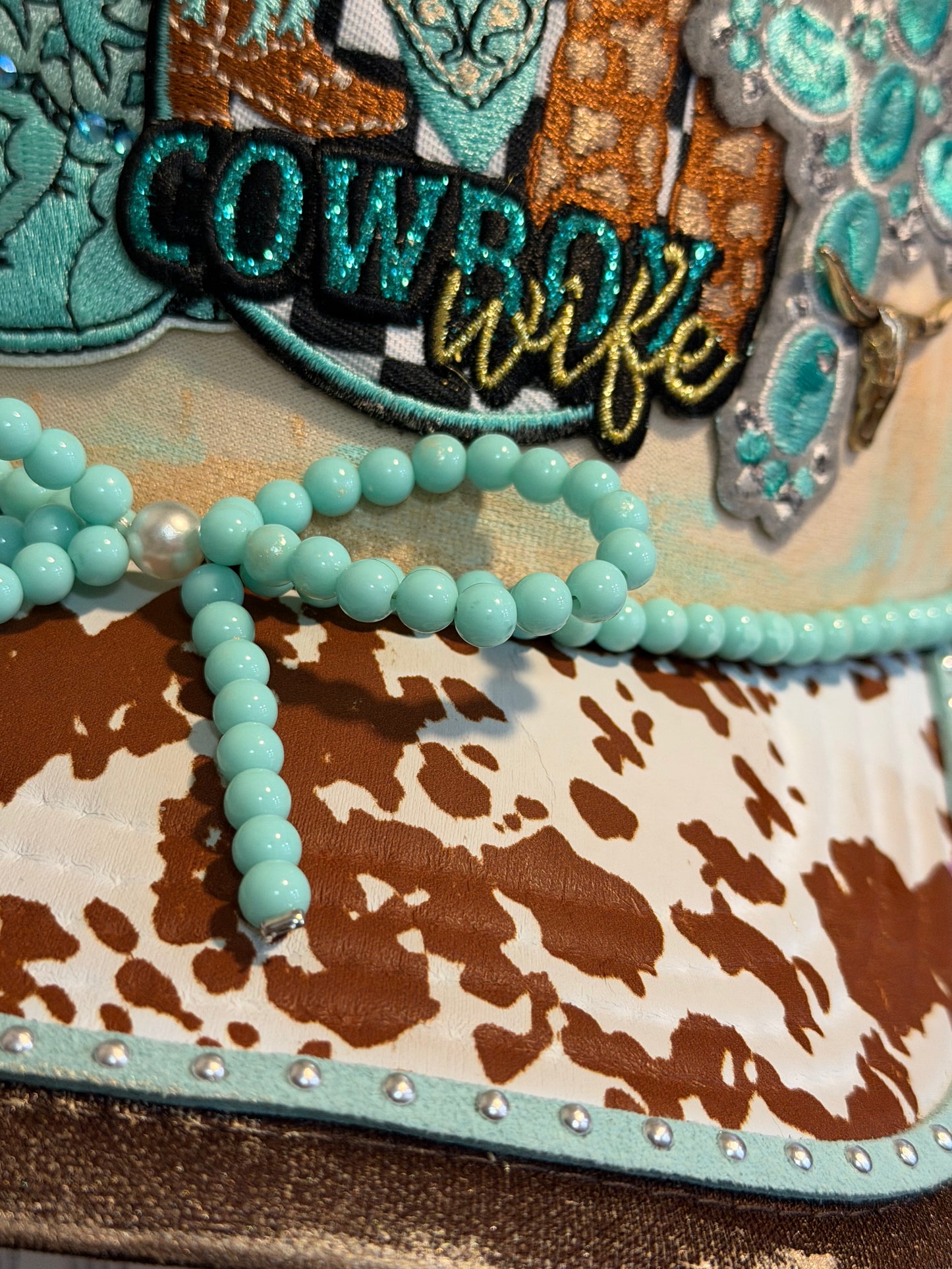 Blu Coconut Cowboy Wife Trucker