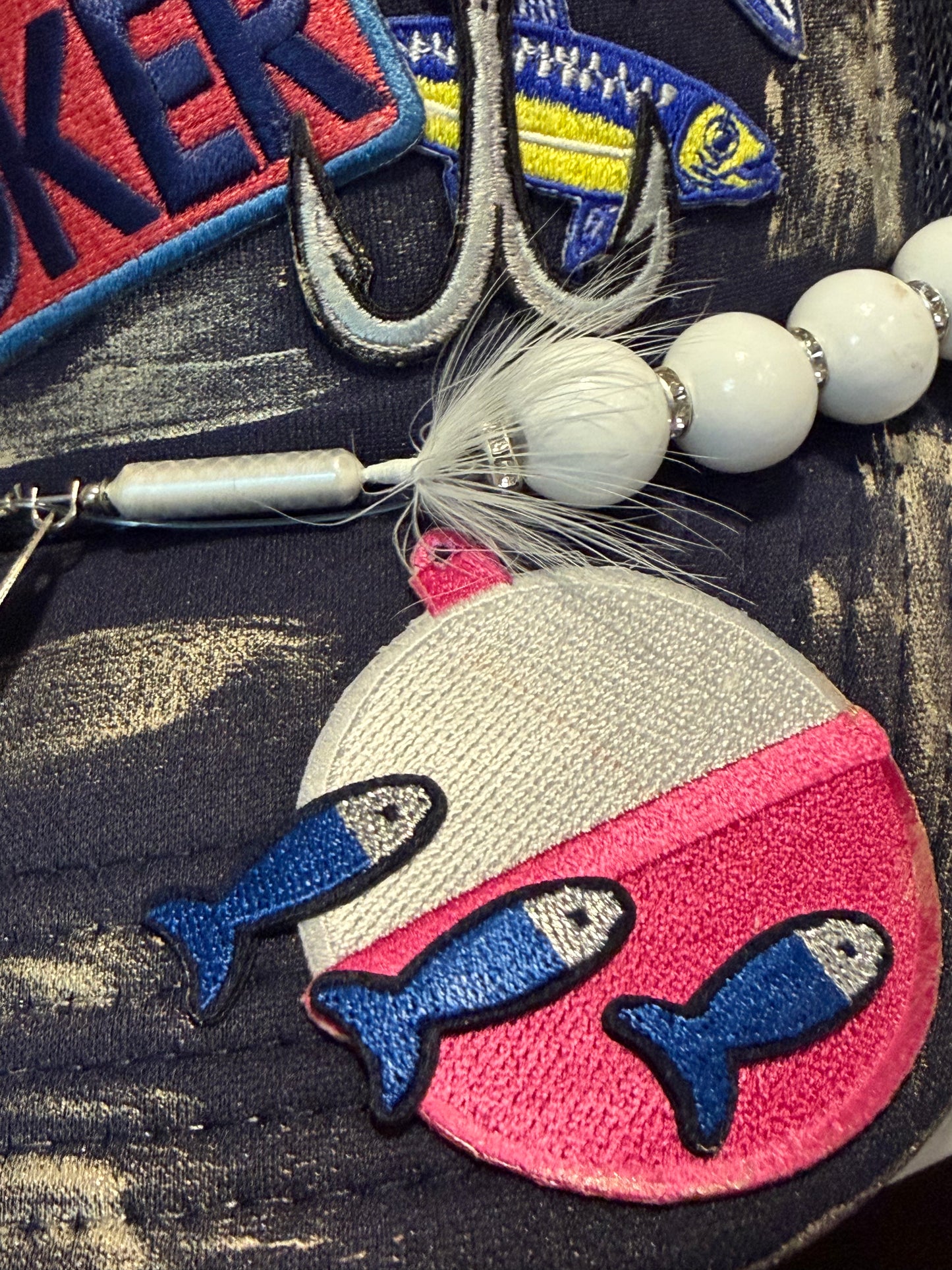 Blu Coconut “Happy Hooker” Trucker Hat 🎣✨