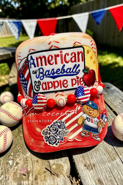 Blu Coconut Baseball & Apple Pie Trucker
