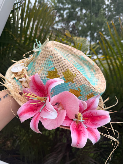 Blu Coconut starfish Fedora.