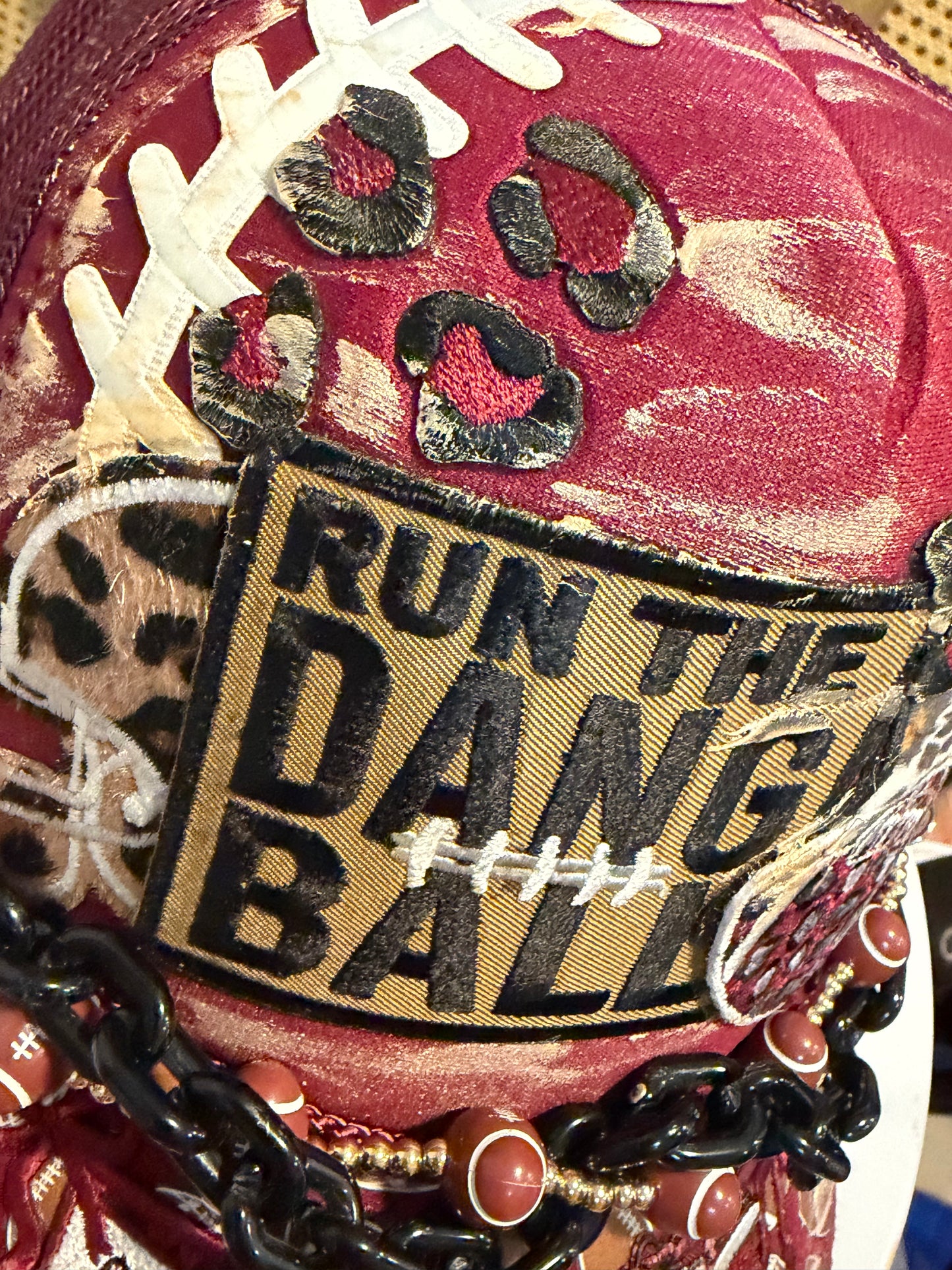 Blu Coconut Run The Dang Ball Trucker Hat