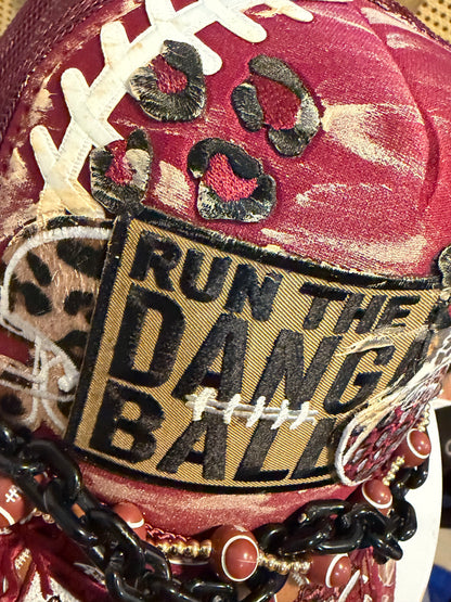 Blu Coconut Run The Dang Ball Trucker Hat