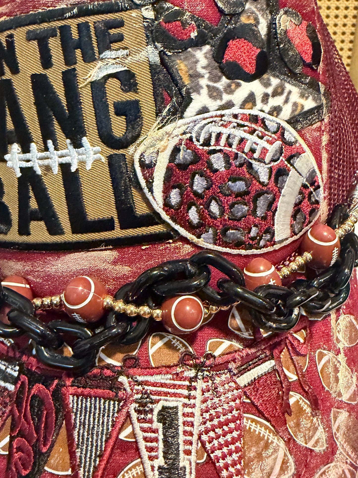 Blu Coconut Run The Dang Ball Trucker Hat