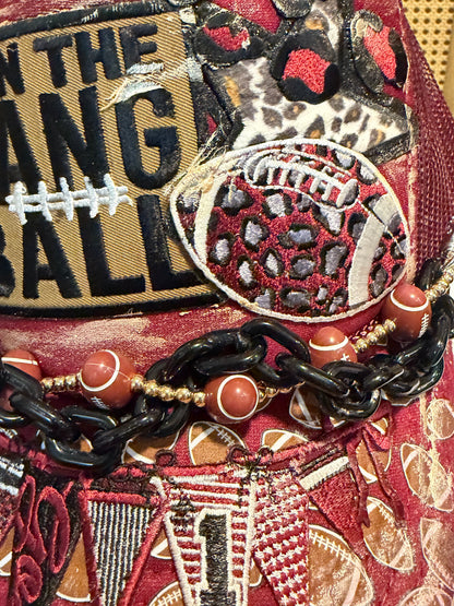 Blu Coconut Run The Dang Ball Trucker Hat